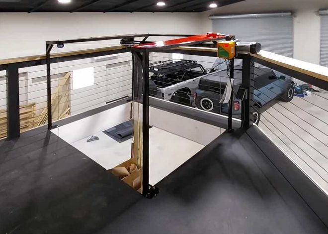 Garage Attic Storage Platform Ideas That Use Overhead Space Fully