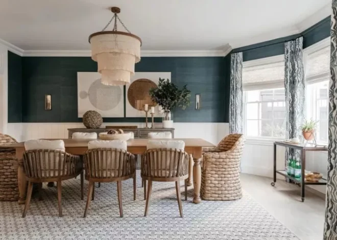 Dining Room Chair Rail Molding Installation for Classic Wall Detail